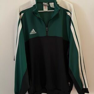 Retro Adidas Green Sportswear Top Men’s XL Climate From 2001